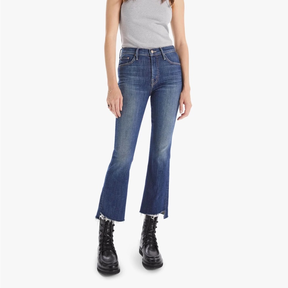 MotherThe Insider Crop Step Fray size 29